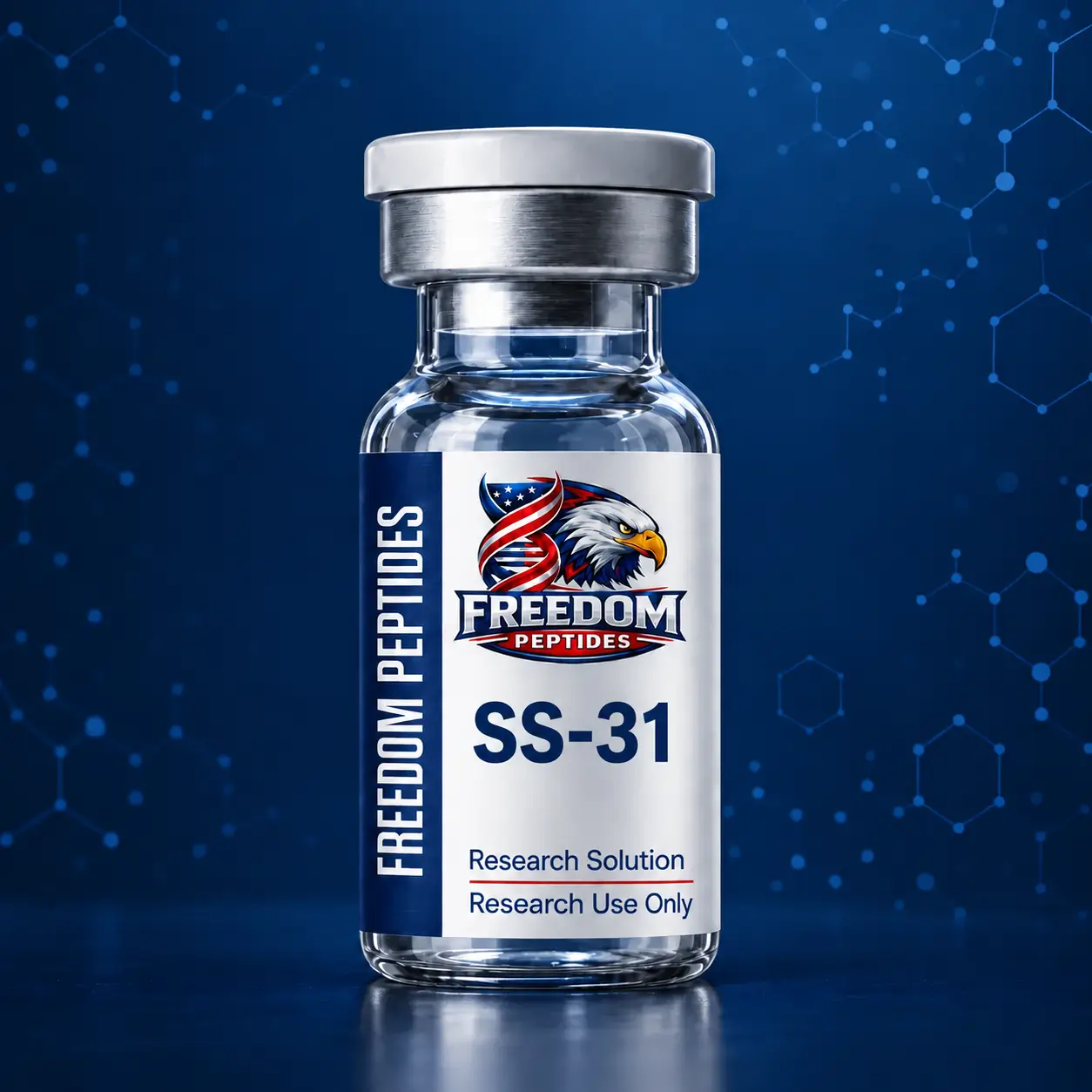 SS-31 research solution vial – Freedom Peptides