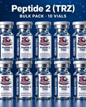 Bulk Pack Peptide 2 (TRZ) research vials – Freedom Peptides