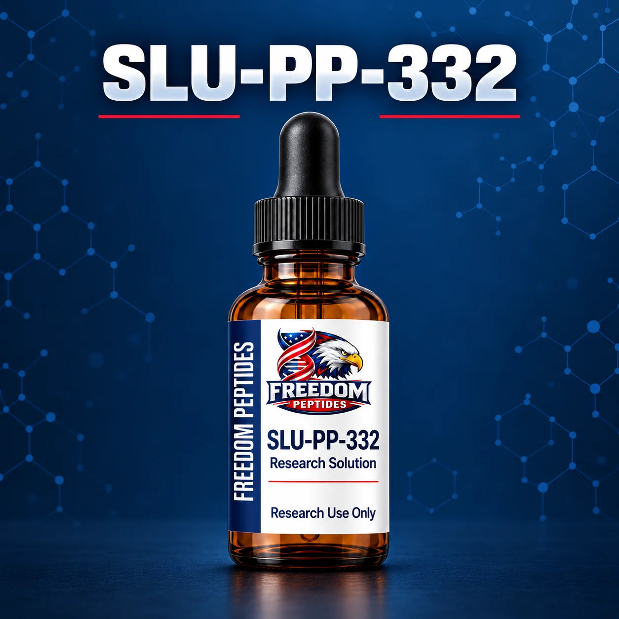 SLU-PP-332 research solution bottle – Freedom Peptides