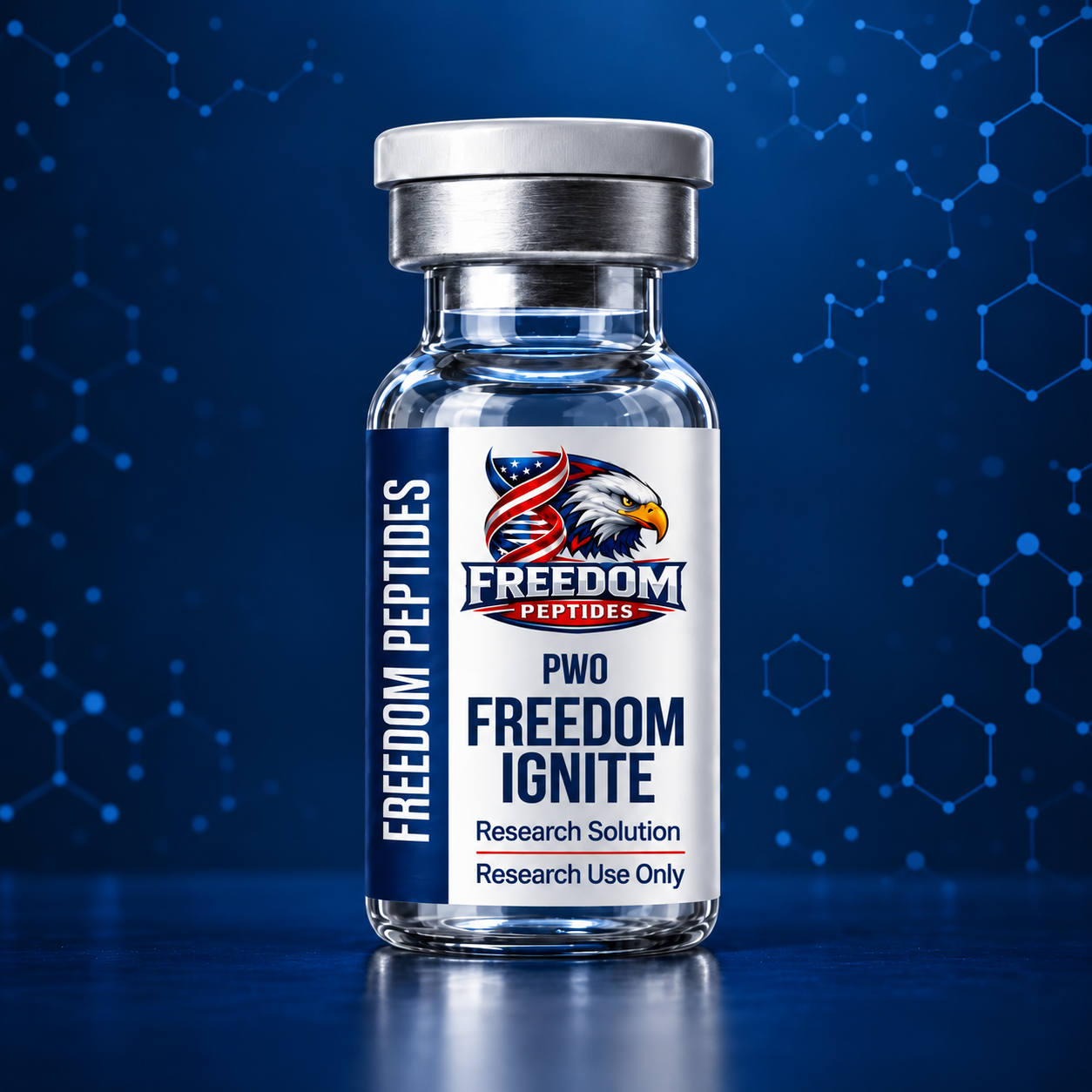 PWO Freedom Ignite research solution vial – Freedom Peptides